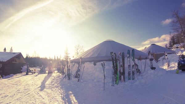Mount Bohemia yurts