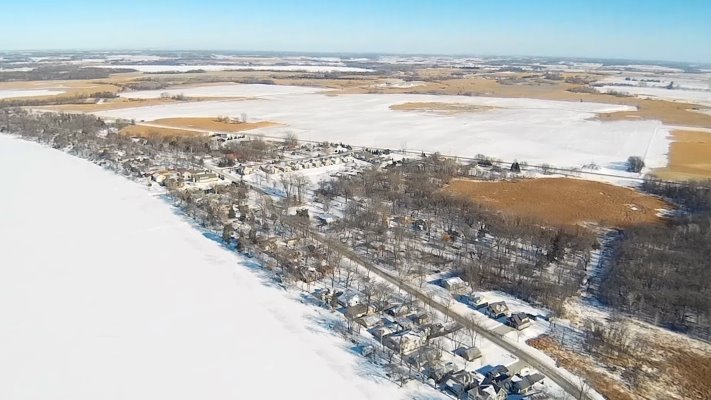 Green Lake in winter