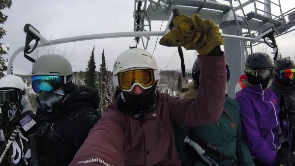 New Years skiing at Giants Ridge